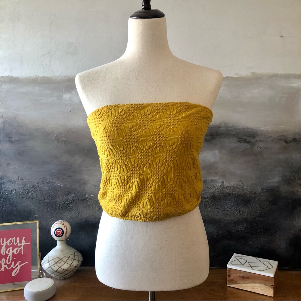 Textured urban outfitters tube top